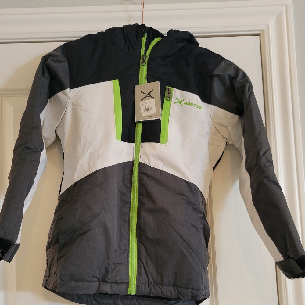Arctix Kids Jacket - Black, White, and Green